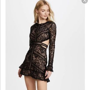 For Love and Lemons Black Emerie cutout dress - sold out in stores